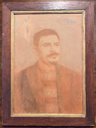 Portait en buste de Léon Deschamps, dessin d'Alphonse Germain. par LA PLUME (revue); DESCHAMPS Léon; GERMAIN Alphonse: - Image 1