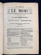 Le Mois. Résumé mensuel, historique et politique de tous les événements, jour par jour, heure par heure. Entièrement rédigé par Alexandre Dumas. par DUMAS Alexandre: - Image 1