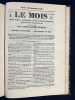 Le Mois. R&eacute;sum&eacute; mensuel, historique et politique de tous les &eacute;v&eacute;nements, jour par jour, heure par heure. Enti&egrave;rement r&eacute;dig&eacute; par Alexandre Dumas.. ...