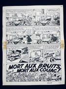 Marc Lebut et son voisin. Planche originale. par FRANCIS; BERTRAND Francis: