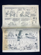 Marc Lebut et son voisin. Un Klaxon pour la Ford T. Planche originale. par FRANCIS; BERTRAND Francis: - Image 2