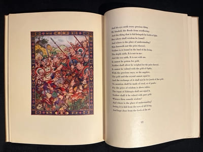 The book of Job. From the translation prepared at Cambridge in 1611 for King James I. With a preface by Mary Ellen Chase.