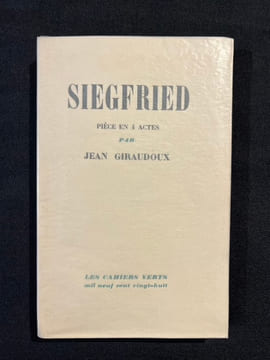 Siegfried. Pièce en 4 actes.. GIRAUDOUX Jean: