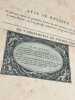 Pr&eacute;cis des le&ccedil;ons d'architecture donn&eacute;es a l'&Eacute;cole Royale Polytechnique. Par J. N. L. Durand, architecte, professeur.. DURAND Jean Nicolas Louis: