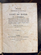 Traité théorique et pratique de l'art de bâtir. par RONDELET Jean: - Image 3