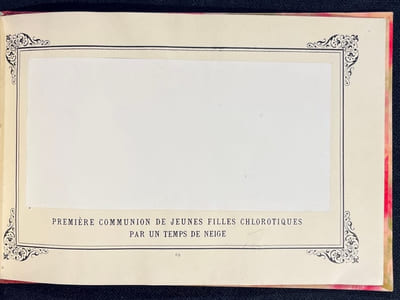 Album primo-avrilesque composé 1° D'une spirituelle préface par l'auteur ; 2° De sept magnifiques planches gravées en taille-douce et de différentes couleurs ; 3° D'une seconde Préface presque aussi spirituelle que la première, et enfin D'une marche funèbre spécialement composée pour les funérailles d'un grand homme sourd.