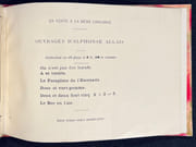 Album primo-avrilesque composé 1° D'une spirituelle préface par l'auteur ; 2° De sept magnifiques planches gravées en taille-douce et de différentes couleurs ; 3° D'une seconde Préface presque aussi spirituelle que la première, et enfin D'une marche funèbre spécialement composée pour les funérailles d'un grand homme sourd. par ALLAIS Alphonse: - Image 5