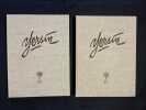 Catalogue raisonn&eacute; de l'oeuvre grav&eacute; et lithographi&eacute; de A.- E. Yersin.. [YERSIN] SIMECEK Fran&ccedil;oise: