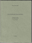 Les élégies de Duino. par RILKE Rainer Maria: - Image 1