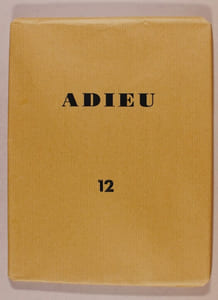 Adieu.