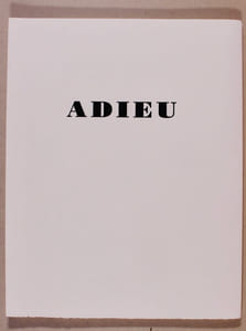 Adieu.