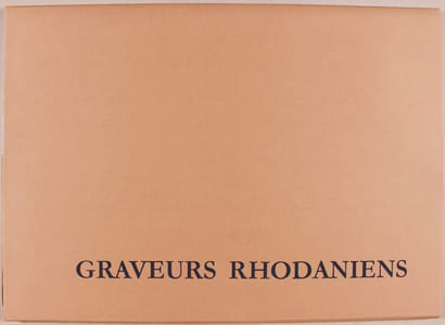 Graveurs Rhodaniens. Album de huit estampes originales précédé d'un texte de C. F. Ramuz.