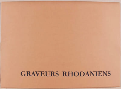 Graveurs Rhodaniens. Album de huit estampes originales précédé d'un texte de C. F. Ramuz.