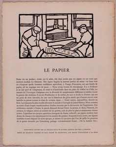 Le papier, le livre.