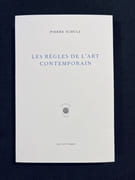 Les règles de l'art contemporain. par SCHULZ Pierre; THÉVOZ Michel (préface): - Image 1