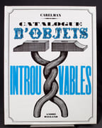 Catalogue d'objets introuvables. par CARELMAN Jacques: - Image 1