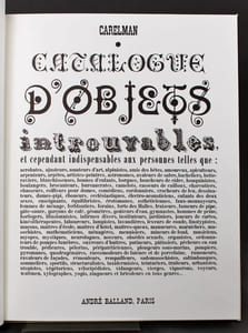 Catalogue d'objets introuvables.
