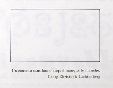Catalogue d'objets introuvables.