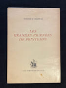 Les grandes journées de printemps. par CHAPPAZ Maurice: - Image 1
