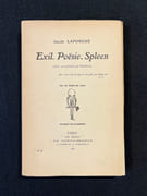 Exil. Poësie. Spleen. (Avec un portrait par Skarbina). par LAFORGUE Jules: