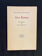 Avec Ramuz. Treize dessins de René Auberjonois. par ROUD Gustave; SIMOND Daniel: