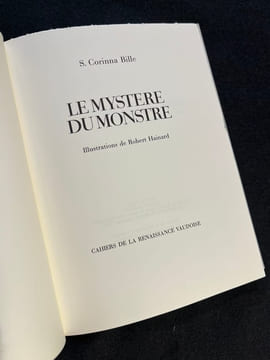 Le mystère du monstre.. BILLE Corinna S.: