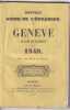 Nouveau guide de l'&eacute;tranger &agrave; Gen&egrave;ve et dans ses environs. Avec un plan de Gen&egrave;ve.. [GEN&Egrave;VE]: