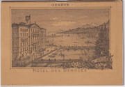 Guide de Genève et ses environs offert gratuitement aux étrangers. par [GENÈVE; GRAND HÔTEL DES BERGUES]: - Image 2