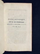 Éloge historique de M. de Périgord adressé à Madame ********. Par Mlle. D. S. par [SAUSSURE Judith de]: - Image 1