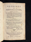 Eléments de fortification, contenant la construction raisonnée des ouvrages de la Fortification; les Systèmes des Ingénieurs les plus célèbres; la Fortification irrégulière; le Tracé des Redoutes, Forts de campagne, &c. Avec un Plan des principales constructions pour former les jeunes Officiers, dans la science militaire. Septième édition, augmentée d'un discours sur l'utilité des Places fortes; de nouvelles Notes, & d'observations particulières sur différents objets de la Fortification. par LE BLOND [Guillaume]: - Image 2