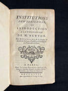 Institutions newtoniennes, ou Introduction à la philosophie de M. Newton. par SIGORGNE Pierre: - Image 2