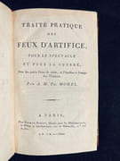 Traité pratique des feux d'artifice, pour le spectacle et pour la guerre, avec les petits feux de table, et l'artifice à l'usage des théâtres. par MOREL A.-M.-Th: - Image 2