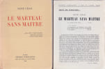 Le marteau sans ma&icirc;tre.. CHAR Ren&eacute;: