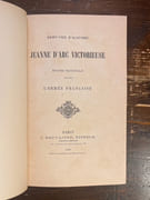 Jeanne d'Arc victorieuse. épopée nationale dédiée à l'Armée française. par SAINT-YVES D'ALVEDRE: - Image 2