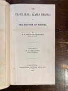 An Account of my Life.: Translated by Major Abdus Samad Khan. Volumes I & II [avec] The Táj-ul Ikbál Tárikh Bhopal; or, The History of Bhopal. Translated by H. C. Barstow. par JAHAN, Sultan Nawab Begum of Bhopal: - Image 8