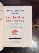 Le Jardin des roses. Préface de la comtesse de Noailles. par SAÂDI; TOUSSAINT Franz: - Image 3