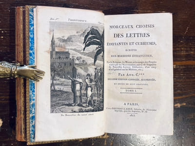 Morceaux choisis des lettres édifiantes et curieuses, écrites des missions étrangères.