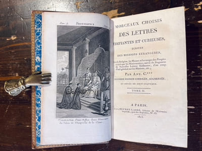 Morceaux choisis des lettres édifiantes et curieuses, écrites des missions étrangères.