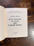 D'un voyage au pays des Tarahumaras. par ARTAUD Antonin: - Image 2
