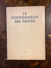 Le d&eacute;shonneur des po&egrave;tes.. P&Eacute;RET Benjamin: