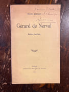 Gérard de Nerval (Lettres inédites). par [NERVAL Gérard de] MARSAN Jules: - Image 1