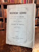 Le nouveau genre ou Le café théâtre. Comédie critique en un acte, en vers imitée de Leandro Moratin commencée par Gérard de Nerval et terminée par Arthus Fleury. par NERVAL Gérard de: - Image 1