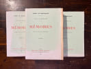 Les pas effac&eacute;s. M&eacute;moires.. MONTESQUIOU-FEZENSAC Robert de: