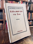 Les joues en feu. Poèmes anciens et poèmes inédits 1917-1921. Précédé d'un portrait de Pablo Picasso et d'un poème de Max Jacob et d'un avant-propos de l'auteur. par RADIGUET Raymond: - Image 1