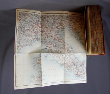 L’ Italie. Des Alpes à Naples. Manuel abrégé du voyageur.. BAEDEKER Karl: