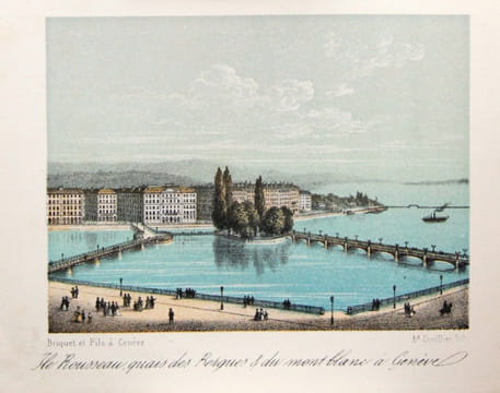 Souvenirs de la Suisse. Genève.. Anonyme: