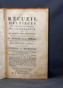 Représentations des citoyens et bourgeois de Genève au premier syndic de cette République; avec les réponses du Conseil à ces représentations. 1763. [rel. avec] Recueil des pièces concernant la demande de la Garantie de Sa Majesté très-chrétienne, et des louables cantons de Zurich et de Berne, faite par le petit-conseil de la République de Genève contre les citoyens et bourgeois représentants de ladite ville. par [GENEVE]: - Image 2