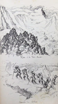 Une excursion au Mont-Blanc.. DUCOMMUN J.-C.: