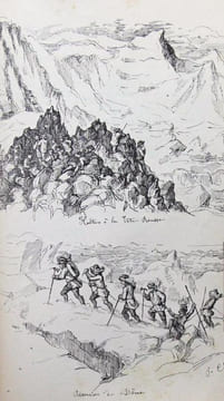 Une excursion au Mont-Blanc.. DUCOMMUN J.-C.:
