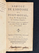 Abrégé de l’histoire de Port-Royal. par RACINE Jean: - Image 2